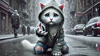 Download lagu Sad Cat Story That Will Melt Your Heart #cat#cats#aicat#cartoon#sadcat#cutecat#kucing#catlover mp3