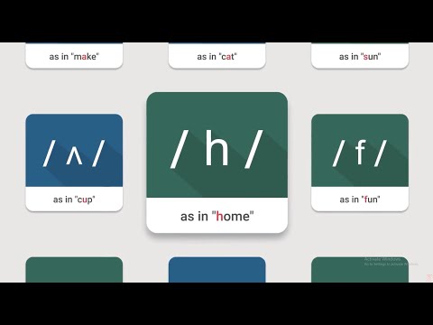 Consonant Sound /h/ as in [home]