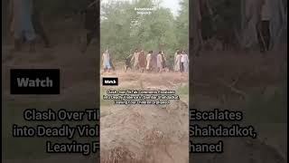 Clash Over TikTok Escalates into Deadly Violence in Shahdadkot, Leaving Four Children Orphaned