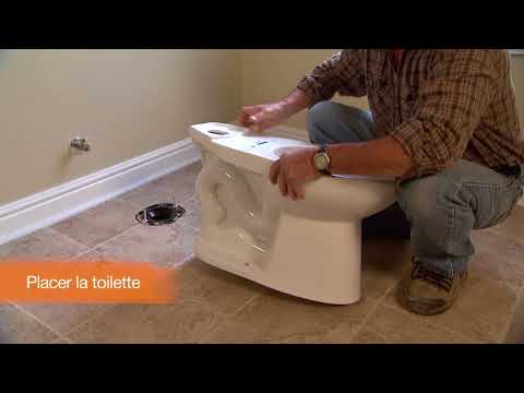 Comment installer des toilettes