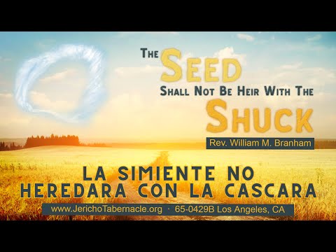 2021-0818 - 65-0429B The Seed Shall Not Be Heir With The Shuck - Rev. William M. Branham