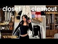 Extreme CLOSET CLEANOUT Satisfying ORGANIZATION Bye Bye Old Energy