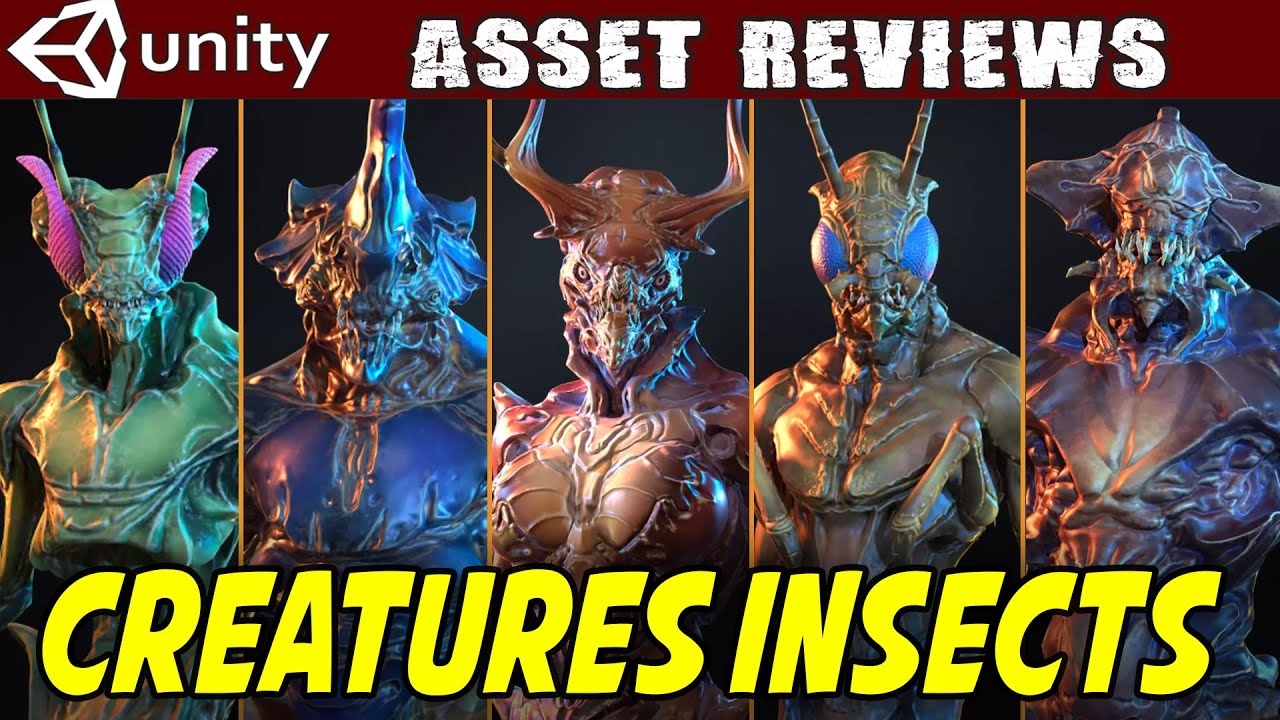 Unity Asset Review - Creatures Insects Pack from Maksim Bugrimov