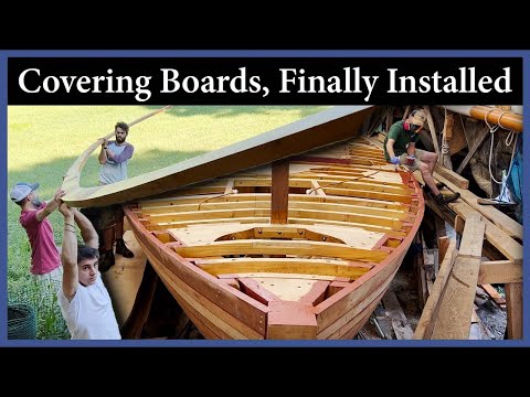 Covering Boards, Finally Installed - Episode 225 - Acorn to Arabella: Journey of a Wooden Boat