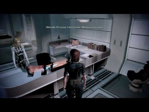 Jenn Mass Effect 2 HD 9 -  Talking with Etarn,  Kian, Marab, Tali, Miranda, Jacob, Kelly