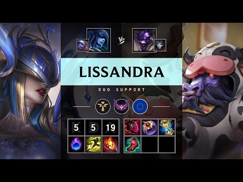 Lissandra Support vs Alistar - EUW Master Patch 25.17