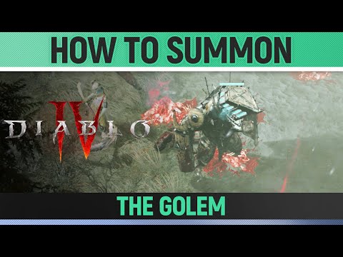 Diablo 4 - How to Summon the Golem (Necromancer)