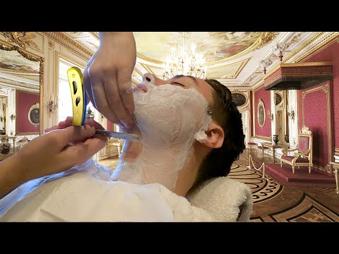 The "Royal Shave" at England's Fanciest Barbershop