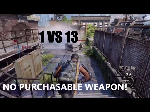 1 vs 13 Comeback (No Purchasable Weapon) - The Last of Us: Remastered Multiplayer (Bus Depot)