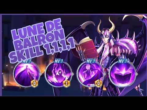Lune de Balron Skill  1,1,1,1 Vale? Saint Seiya Awakening