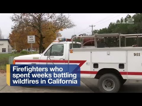 Oregon firefighters back home after battling California blazes