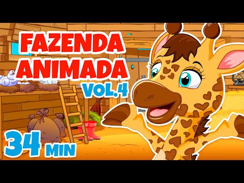 Fazenda Animada da Giramille Vol. 4 - Giramille 34 min | Desenho Animado Musical