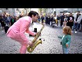 the child ENJOYS this SONG | Ameno - Era - Saxophone Cover Daniele Vitale
