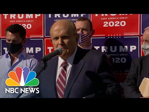 Trump Attorney Rudy Giuliani Vows Lawsuits Challenging Votes in ...