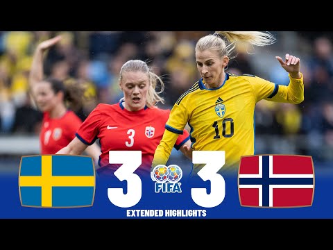 Sweden vs Norway | What a Geme | Highlights | Women's International Friendly 11-04-2023