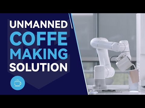 Elite Robots Fully Unmanned Coffe Making Solution - EC66
