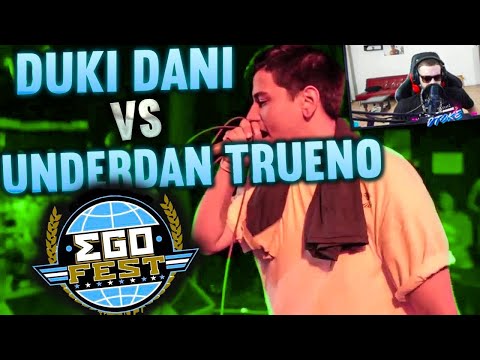 DTOKE REACCIONA A Duki Dani VS Underdann Trueno EGO FEST