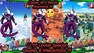 LL Final Form Cooler Special Intro & Winning Quotes and Interactions! Dragon Ball Legends