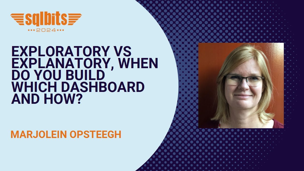 Exploratory vs explanatory, when do you build which dashboard and how?