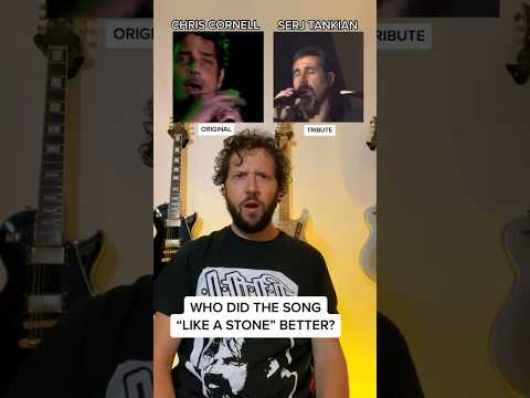 Chris Cornell VS Serj Tankian: who did “Like a Stone” better?🤟🏻#shorts