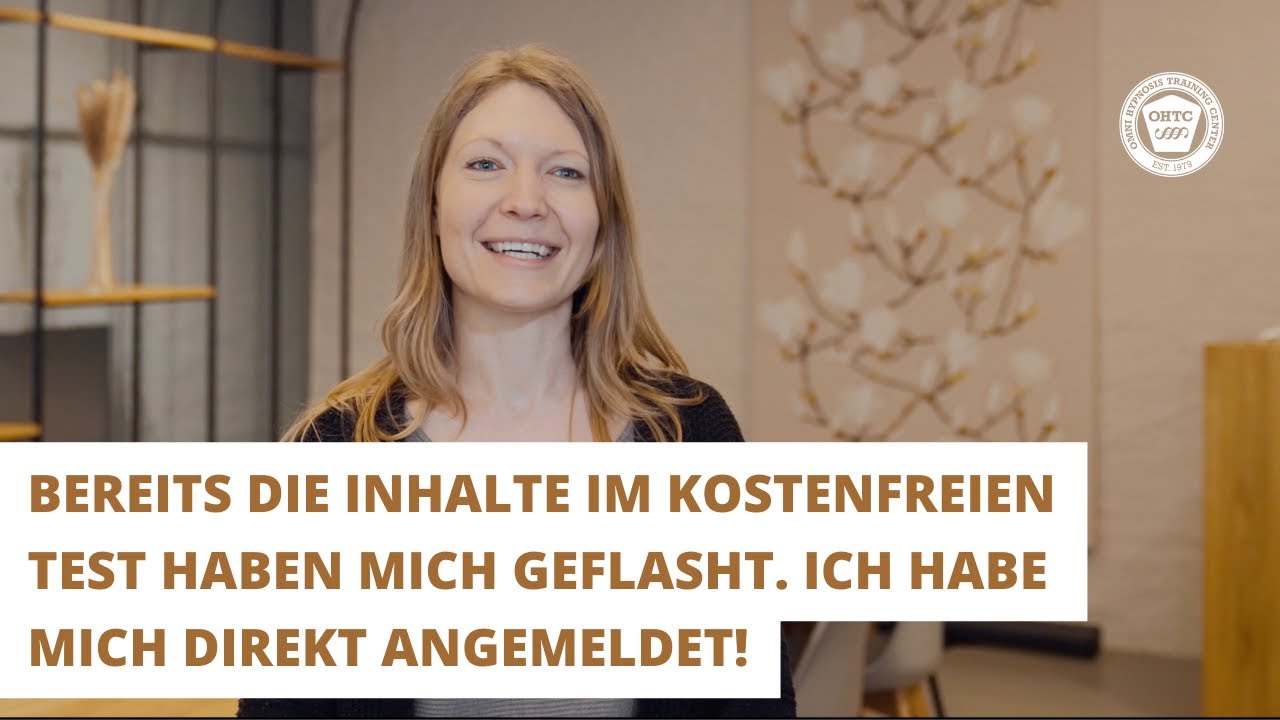 Feedback OMNI Hypnoseausbildung  🇩🇪 Ich war voll dabei von Anfang an