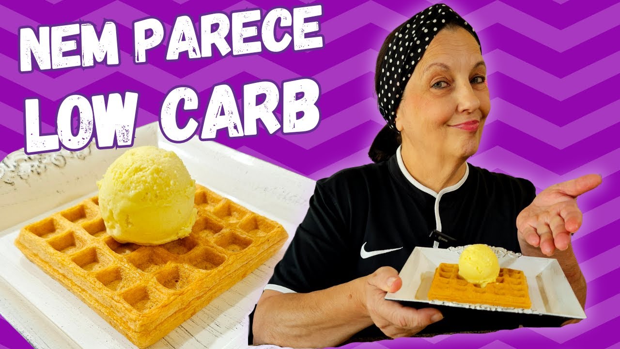 O WAFFLE DIET E LOW CARB PERFEITO DE 2 INGREDIENTES