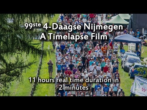 4-Daagse Nijmegen - A Timelapse Film (4K)