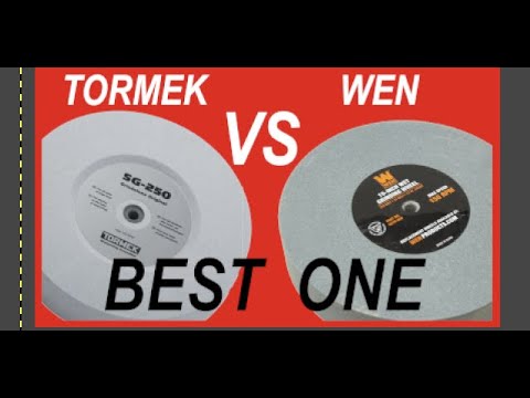 TORMEK VS WEN  STONE comparison   SD 480p