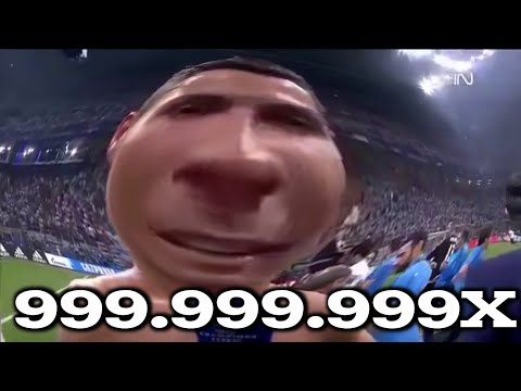 Christiano Ronaldo Siuuuu 999x speed meme