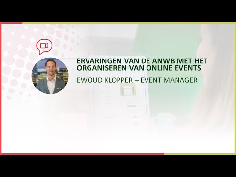 De ervaring van de ANWB met het organiseren van online events