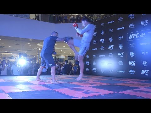UFC 224: Open Workout Highlights