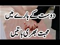 Urdu Sad Poetry Whatsapp Status |Friend Poetry|