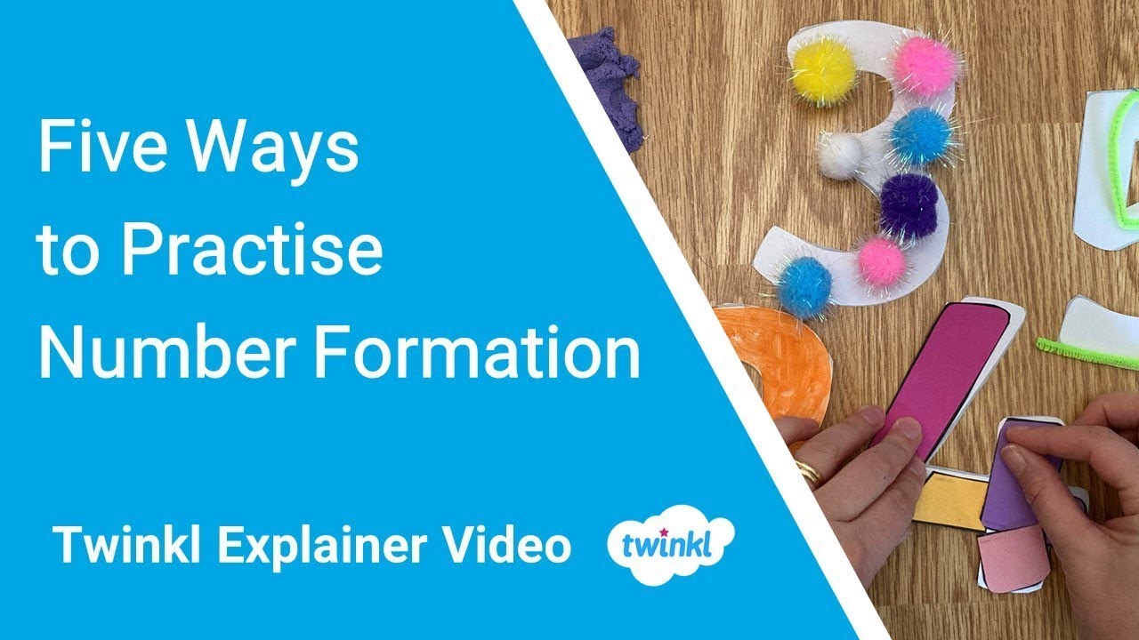 Five Ways to Practise Number Formation