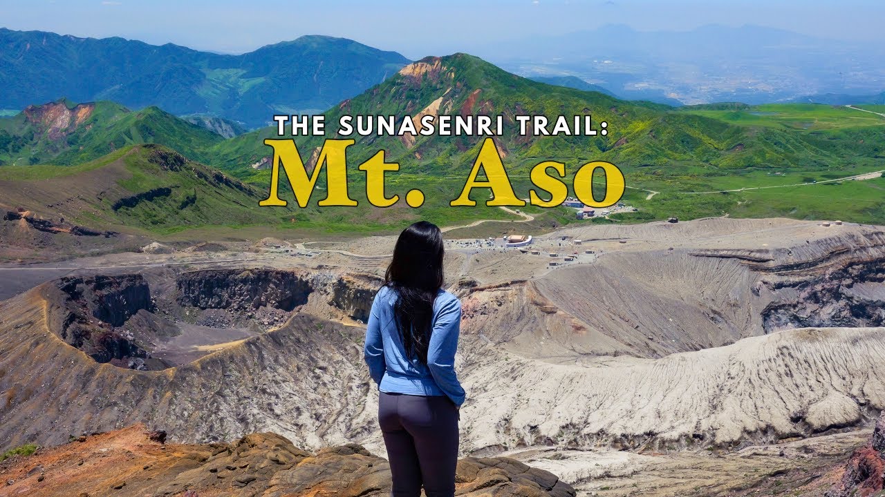 Embark on a captivating journey to the Mt. Aso Volcano as a traveler.