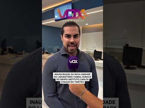 🧪 LABORATÓRIO CABRAL RUBACK INAUGURA NOVA UNIDADE E AMPLIA SERVIÇOS EM TIMÓTEO