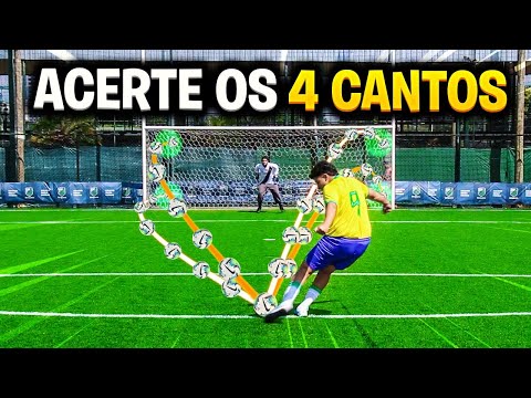 ACERTE OS 4 CANTOS DO GOL PROFISSIONAL!! (MUITA PRECISÃO)