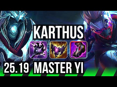 KARTHUS vs MASTER YI (JGL) | KR Master | 25.19