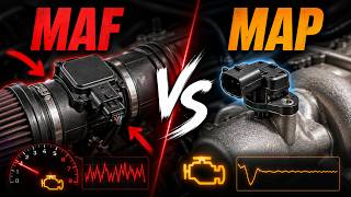 Signs of Bad Mass Air Flow vs Manifold Air Pressure Sensor Symptoms (How to Fix map vs maf sensor)
