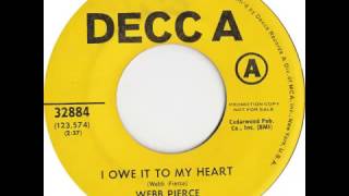 Webb Pierce And Nancy Dee -  I Own It To My Heart