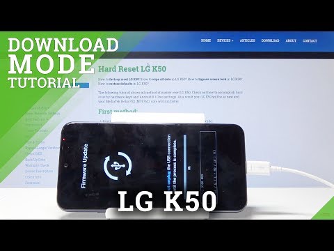 How to Enter & Quit Download Mode in LG K50 - Download Mode