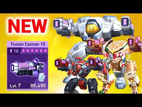 New Weapon Fusion Cannon 10 - Brickhouse Stalker Eclipse - Mech Arena