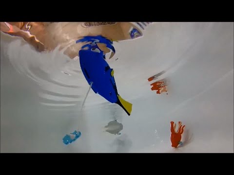 Finding Dory Bath Toys Finding Dory Blind Bags Underwater GoPro Kids Fun Video