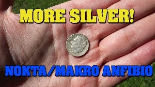 Metal Detecting: Nokta-Makro Anfibio Finding MORE Silver!