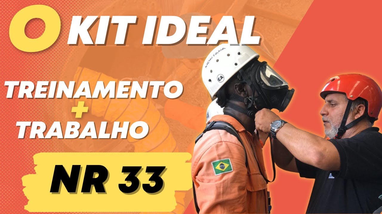 KIT DE EQUIPAMENTO IDEAL PARA ESPAÇO CONFINADO