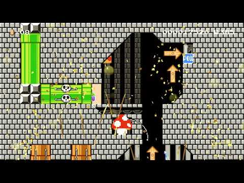 ▲Link&Mario: Fire Shrine▼ by GM|joel - Super Mario Maker 2 - No Commentary 1ca