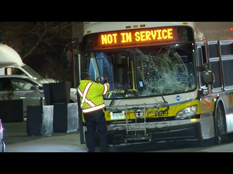 Pedestrian struck by MBTA bus in South Boston