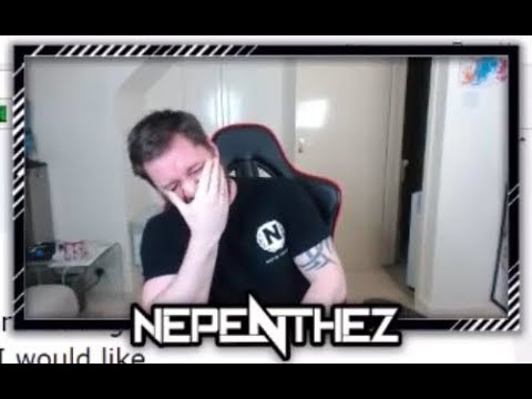 NEPENTHEZ CRYING OF LAUGHTER ON STREAM