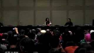 Rie Tanaka panel at NY Anime Festival singing Shizuka na Yoru ni