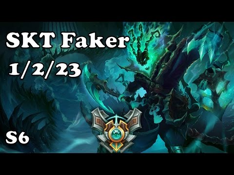 104: SKT T1 Faker (Thresh) Support VS Bard S6 Master Ranked KO League of legends