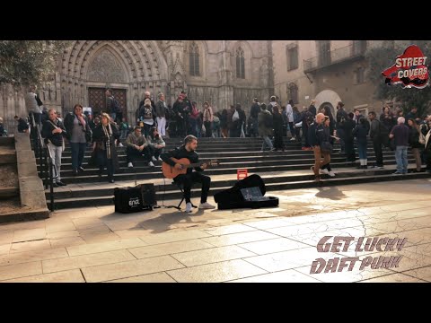 Get Lucky (Daft Punk) Streetcover by Costy. BARCELONA